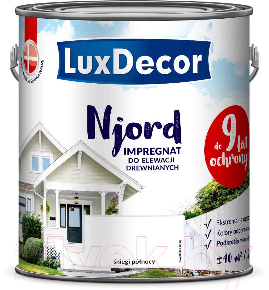 Краска LuxDecor Njord Полярный снег (2.5л)