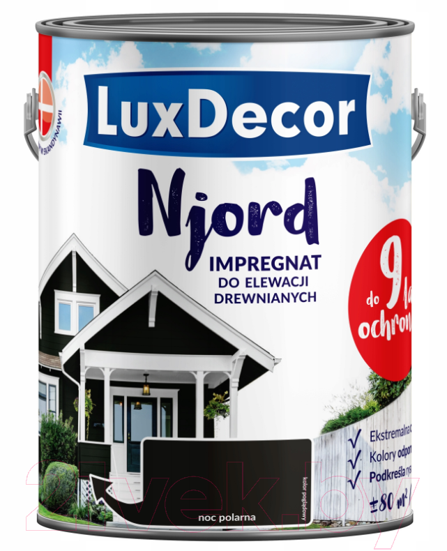 Краска LuxDecor Njord Полярная ночь (2.5л)