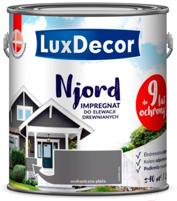 

Краска LuxDecor, Серый, Njord Вулканический пляж