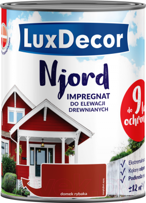 

Краска LuxDecor, Красный, Njord Рыбацкий дом