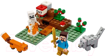 Конструктор Lego Minecraft Приключения в тайге 21162