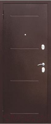 Входная дверь Гарда 7.5 Антик/венге (86x205, левая)