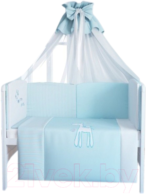 Комплект постельный для малышей Polini Kids Жирафик 7 (140x70)