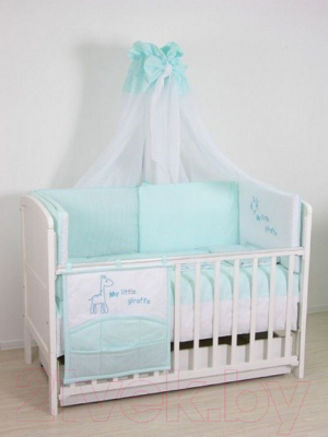 Комплект постельный для малышей Polini Kids Жирафик 7 (140x70)
