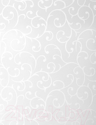 Рулонная штора Delfa Сантайм Жаккард Прима СРШ-01 МД8118 (43x170, белый)