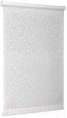 Рулонная штора Delfa Сантайм Жаккард Прима СРШ-01 МД8118 (68x170, белый)