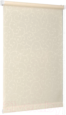 Рулонная штора Delfa Сантайм Жаккард Прима СРШ-01 МД8236 (52x170, кремовый)