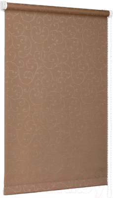 Рулонная штора Delfa Сантайм Жаккард Прима СРШ-01 МД8827 (34x170, какао)