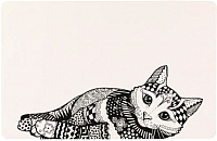 

Коврик под миску, Zentangle 24788