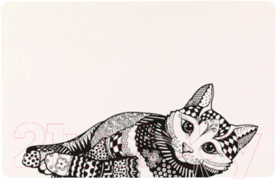 

Коврик под миску Trixie, Zentangle 24788