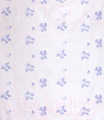 Шторка-занавеска для ванны Savol S-01718A (нежно-розовый/фиолетовый)