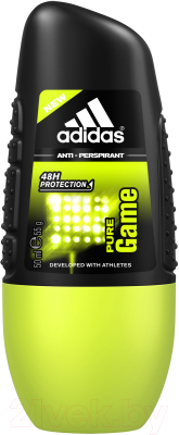 Антиперспирант шариковый Adidas Pure Game Anti-Perspirant Roll-On (50мл)