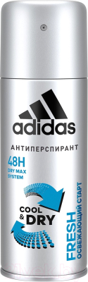 Антиперспирант-спрей Adidas Cool&Dry Fresh 48ч (150мл)