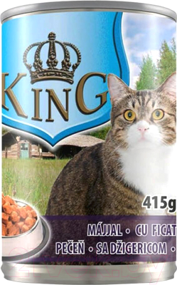 Влажный корм для кошек Piko Pet King Liver (415г)
