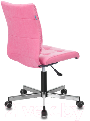 Кресло офисное Бюрократ CH-330M/VELV36 (розовый Velvet 36/металл)