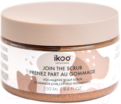 Скраб для кожи головы Ikoo Volumizing Sugar Scalp Scrub (250мл)