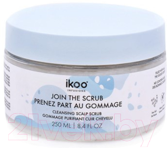 Скраб для кожи головы Ikoo Cleansing Sea Salt Scalp Scrub (250мл)