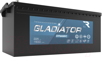 Автомобильный аккумулятор Gladiator Dynamic Евро 3 (225 А/ч)
