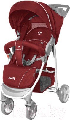 Детская прогулочная коляска Baby Tilly Twist T-164 (Flame Red)