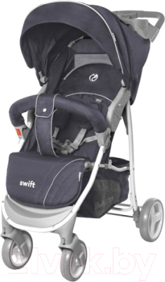 Детская прогулочная коляска Baby Tilly Twist T-164 (Grease Grey)