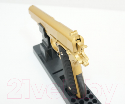 Пистолет страйкбольный GALAXY G.13GD пружинный (6мм, золото)
