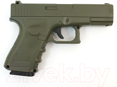 Пистолет страйкбольный GALAXY G.15G пружинный (6мм, зеленый)