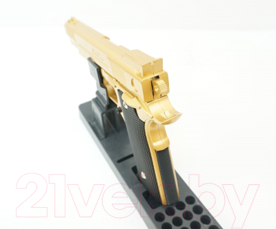 Пистолет страйкбольный GALAXY G.20GD пружинный (6мм, золото)