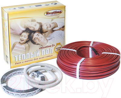 

Теплый пол электрический Heatline, 2 20Р2Э-63-1300 7.6-10.8м2