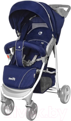 Детская прогулочная коляска Baby Tilly Twist T-164 (Cobalt Blue)