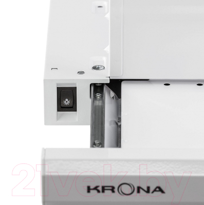 Вытяжка телескопическая Krona Kamilla 600 E1M / 00026670 (белый)