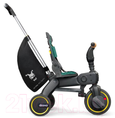 Трехколесный велосипед с ручкой Simple Parenting Doona Liki Trike S5 (Racing Green)