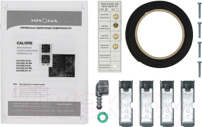 Газовая варочная панель Krona Calore 60 BL / 00026315