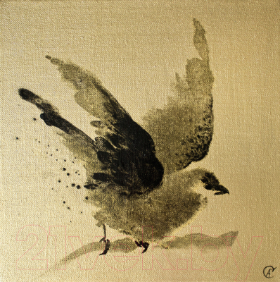 Авторская картина ХO-Gallery Птица 47 / АГ–2020–007