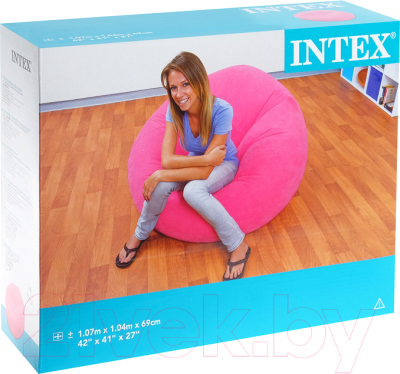 Надувное кресло Intex 68569NP (розовый)