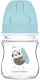 Бутылочка для кормления Canpol Exotic animals с широким горлышком 0+ / 35/220 (120мл, голубой) - 