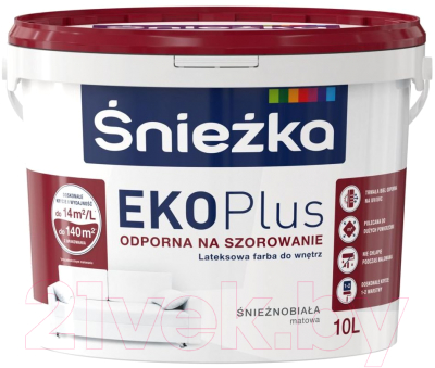 Краска Sniezka EKO Plus (10л, белый)