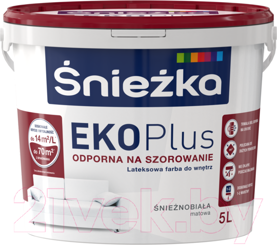 Краска Sniezka EKO Plus (5л, белый)