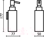 Дозатор для жидкого мыла Bagno & Associati QU12718