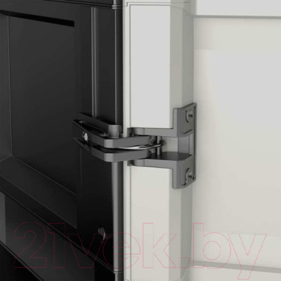 Шкаф уличный Keter Gear BK/GL / 9793000 (черный/серый)