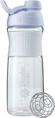 Шейкер спортивный Blender Bottle SportMixer Tritan Twist Cap / BB-ST28-FCWH (белый)