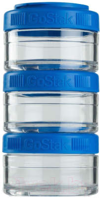 Набор контейнеров Blender Bottle GoStak Tritan / BB-GS60-BLUE (синий)