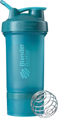 Шейкер спортивный Blender Bottle ProStak Full Color / BB-PRSK-FTEA (морской голубой)