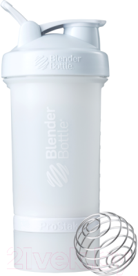 Шейкер спортивный Blender Bottle ProStak Full Color / BB-PRSK-FWHI (белый)