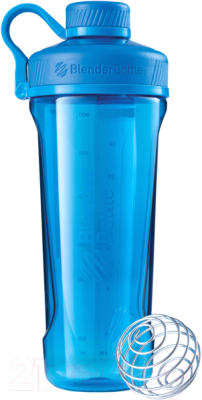 Шейкер спортивный Blender Bottle Radian Tritan Full Color / BB-RT-CYAN (бирюзовый)