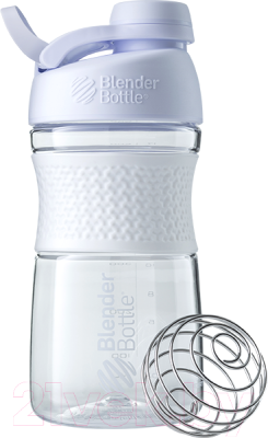 Шейкер спортивный Blender Bottle Sport Mixer Tritan Twist Cap / BB-ST20-FCWH (белый)