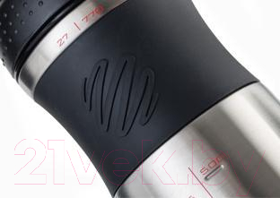 Шейкер спортивный Blender Bottle SportMixer Stainless / BB-SMST-BLPI (черный/малиновый)