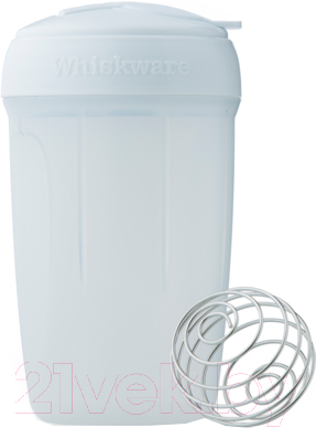 Шейкер для теста Blender Bottle Whiskware / BB-EGMI-WHRE (белый/красный)