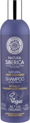 Шампунь для волос Natura Siberica Deep Cleansing против перхоти (400мл)