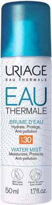 

Спрей для лица Uriage, Eau Thermale Brume D'eau Spf30 увлажняющий