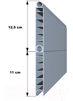 Грядка модульная Гаспадыня Базовая 150x60x12.5